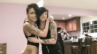 Behind the scenes videos of alt girls being fucked all over.
