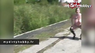 MyDirtyHobby France – BitchMary Suce et Pisse en Public