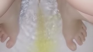 Cutie Playing with her pee! (just some random clips I found on my pc enjoy)